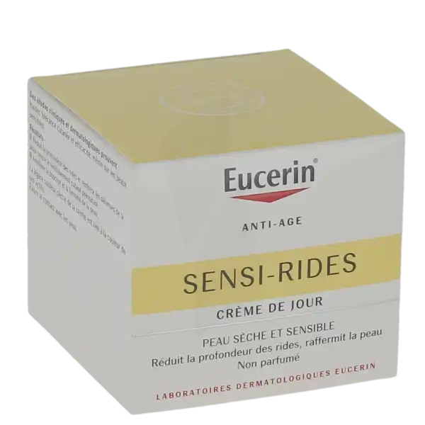 Eucerin Sensi-rides Cr Soin Anti-rides Jour Peau SÈche Et TrÈs SÈche Pot/50ml