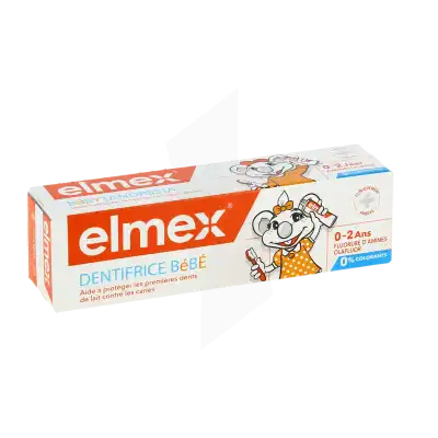 Elmex Bébé Dentifrice 0-2 Ans T/50ml à Nice