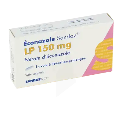 ECONAZOLE SANDOZ L.P. 150 mg, ovule à libération prolongée