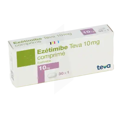 EZETIMIBE TEVA 10 mg, comprimé