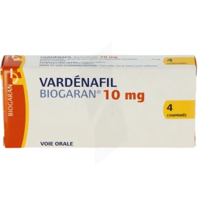 Vardenafil Biogaran 10 Mg, Comprimé
