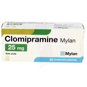 Clomipramine Viatris 25 Mg, Comprimé Pelliculé