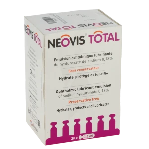 Neovis Total Solution Ophtalmique Lubrifiante Pour Instillation Oculaire 30 Unidose 0,4ml