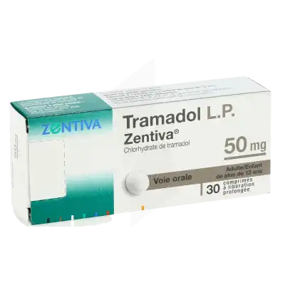 Tramadol Zentiva Lp 50 Mg, Comprimé à Libération Prolongée à Lavernose-Lacasse