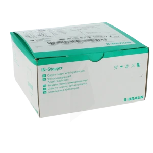 Bouchon D'obturation In-stopper Avec Site D'injection Jaune