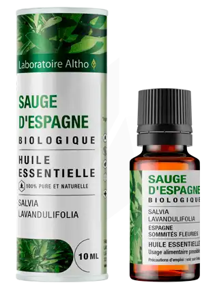 Laboratoire Altho Huile Essentielle Sauge D'espagne Bio 10ml