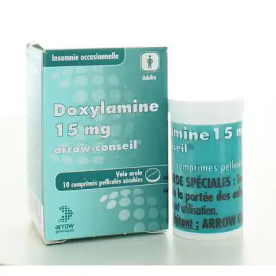 Doxylamine Arrow Conseil 15 Mg, Comprimé Pelliculé Sécable à Poitiers