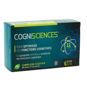 Santé Verte Cognisciences Comprimés Stimulation Cérébrale Boîte De 60