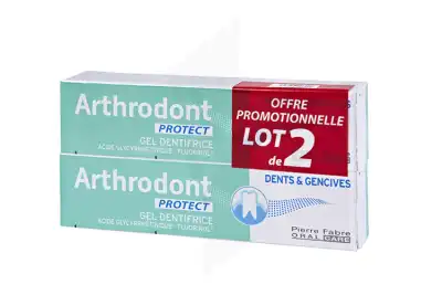 Pierre Fabre Oral Care Arthrodont Protect Dentifrice Lot De 2 X75ml à ROCHEMAURE