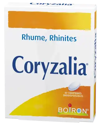 Boiron Coryzalia Comprimés Orodispersibles Plq/40 à BU