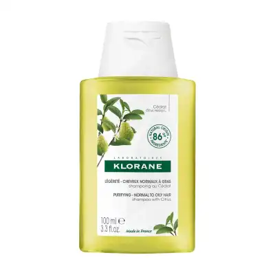 Klorane Capillaire Shampooing CÉdrat Fl/100ml à Mûrs-Erigné
