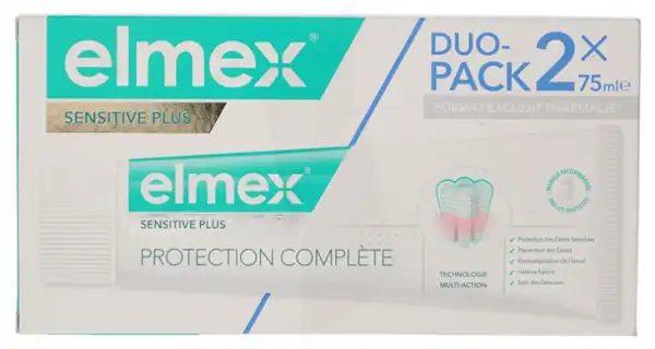 Elmex Sensitive Soin Complet Pâte Dentifrice 2t/75ml