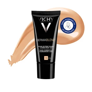 Vichy Dermablend Fond De Teint Fluide Correcteur Teinte N°15 Opal Tube/30ml