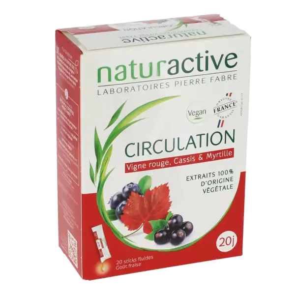 Naturactive Phytothérapie Fluides Solution Buvable Circulation 20 Sticks/10ml