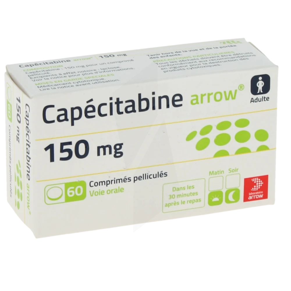 Capecitabine Arrow 150 Mg, Comprimé Pelliculé