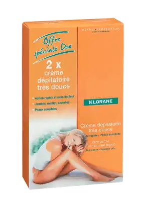 Klorane Crèmes Dépilatoires Duo 2x150ml à Aubervilliers