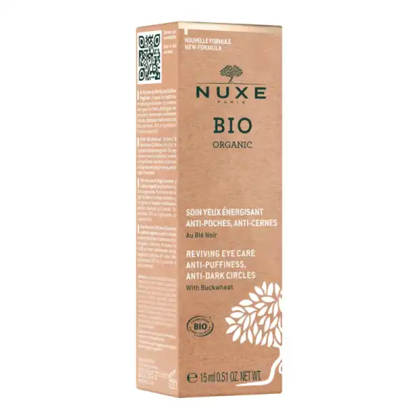 Nuxe Bio Soin Yeux Energisant Anti-poches Cernes T/15ml