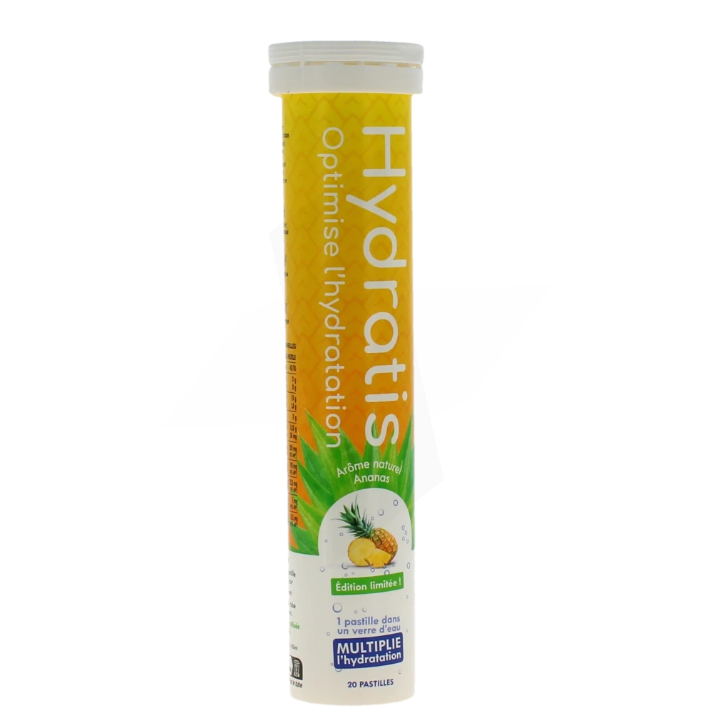 Hydratis Pastilles Effervescentes Ananas Tube De 20