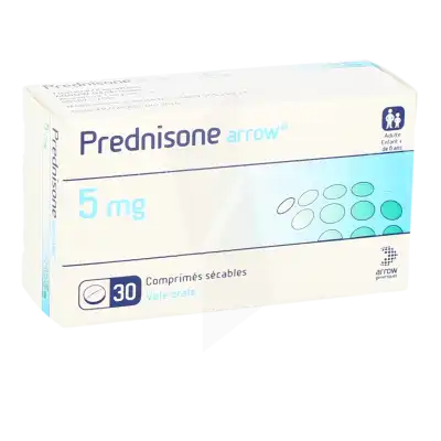 PREDNISONE ARROW 5 mg, comprimé sécable