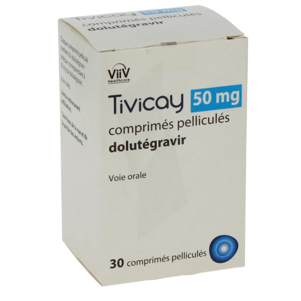 Tivicay 50 Mg, Comprimé Pelliculé