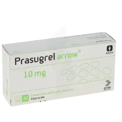 Prasugrel Arrow 10 Mg, Comprimé Pelliculé Sécable à VILLERS-LE-LAC