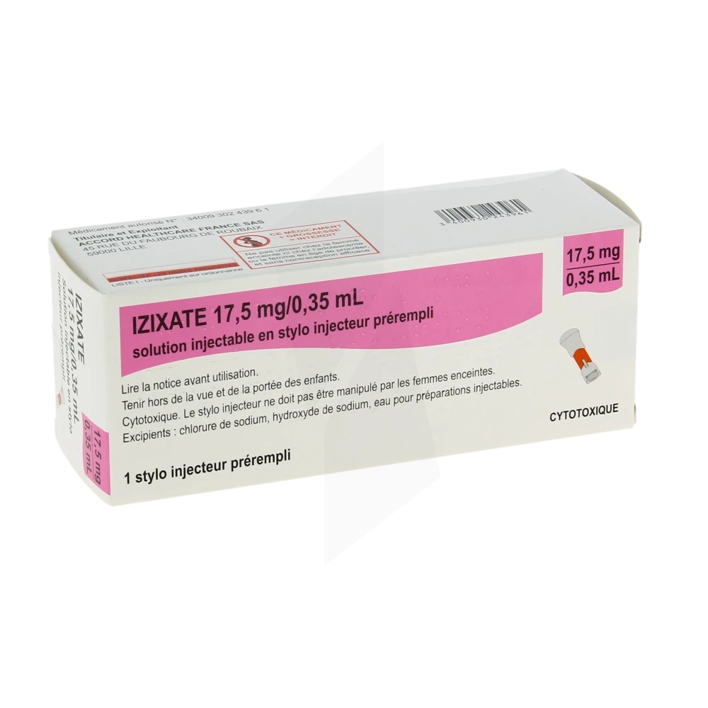 Izixate 17,5 Mg/0,35 Ml, Solution Injectable En Stylo Injecteur Prérempli