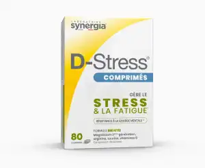 Synergia D-stress Stress & Fatigue Comprimés B/80 à Gourbeyre