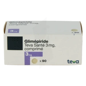 Glimepiride Teva Sante 3 Mg, Comprimé