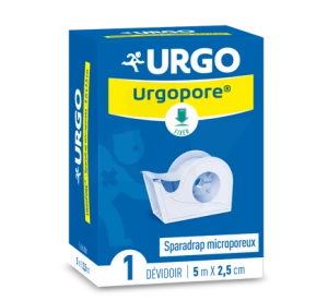 Urgopore Plus Sparadrap 2,5cmx7,5m Dévidoir