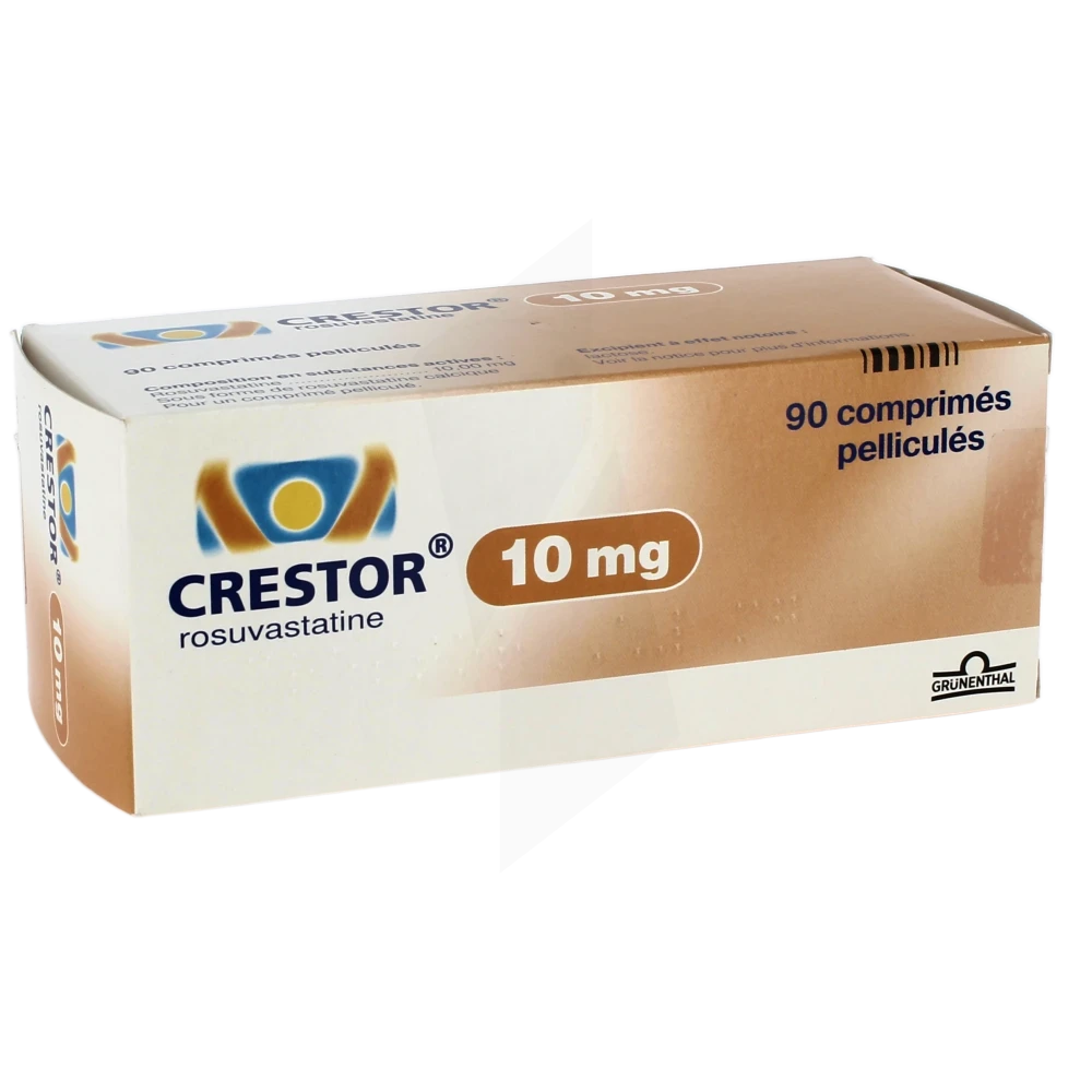 Crestor 10 Mg, Comprimé Pelliculé