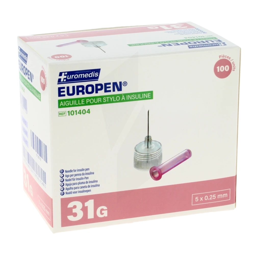 Europen Aig P Stylo Inject 25gx5mm B/100