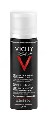 Vichy Homme Mousse A Raser 50ml Format Voyage à MONTAIGUT-SUR-SAVE