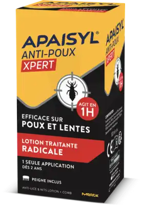 Apaisyl Xpert Lotion Traitante Poux Lentes 200ml à Bordeaux