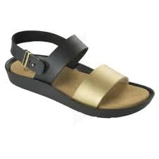 Scholl Mamore Sandales Noir/or Taille 38