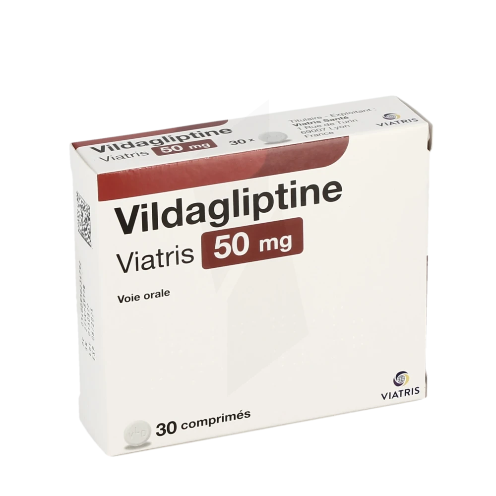 Vildagliptine Viatris 50 Mg, Comprimé