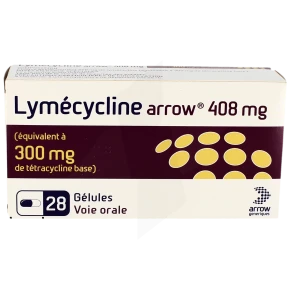 Lymecycline Arrow 408 Mg (équivalent à 300 Mg De Tétracycline Base), Gélule