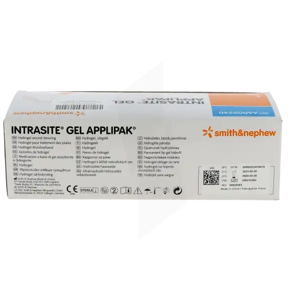 Intrasite Gel Applipak, Flacon 15 G , Bt 5