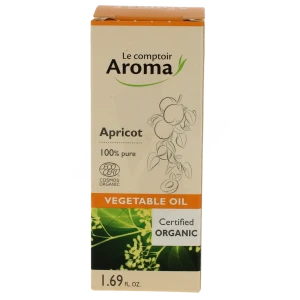 Le Comptoir Aroma Huile Végétale Bio Noyau Abricot Fl Pompe/50ml