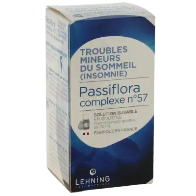 PASSIFLORA COMPLEXE N°57, solution buvable en gouttes