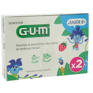 Gum Junior Gel Dentifrice 6ans+ 2t/50ml