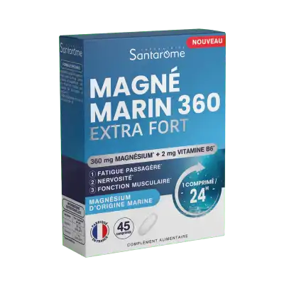 Santarome Magné Marin 360 Extra Fort Comprimés B/45 à Mérignac