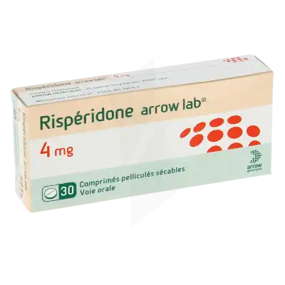 Risperidone Arrow Lab 4 Mg, Comprimé Pelliculé Sécable à TOULOUSE