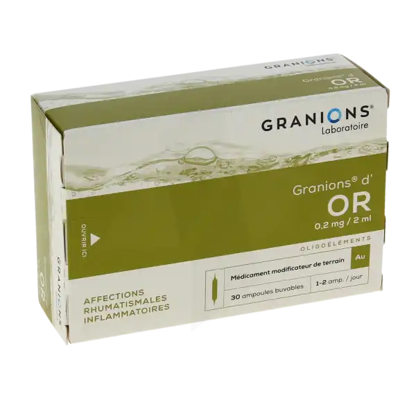 Granions D'or 0,2 Mg/2 Ml, Solution Buvable
