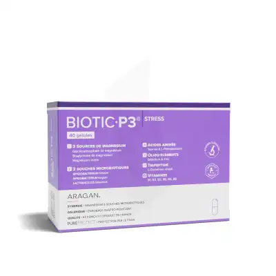 Aragan Pure Protect Biotic P3 Stress Gélules B/40 à Angers