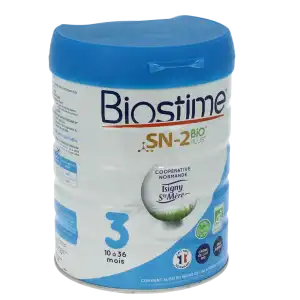 Biostime 3 Lait En Poudre Bio 10-36 Mois B/800g à VILLENEUVE-LOUBET