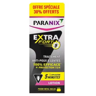Paranix Extra Fort 5 Min Lot Antipoux Spray/200ml+30% à LE LAVANDOU