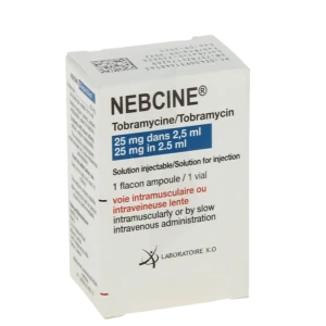 Nebcine 25 Mg, Solution Injectable