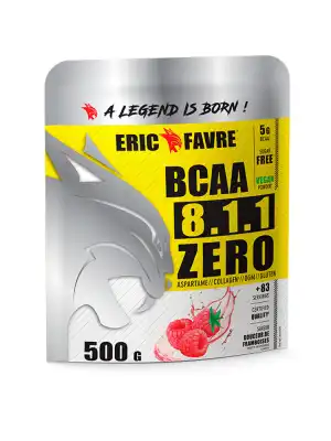 Eric Favre Bcaa 8.1.1 Zero 500 G Saveur Framboise à Haguenau