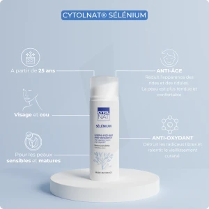 Cytolnat Sélénium Crème Anti-âge Anti Oxydante 50ml
