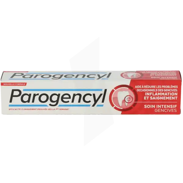 Parogencyl Pâte Dentifrice Soin Intensif Gencives Menthe T/75ml